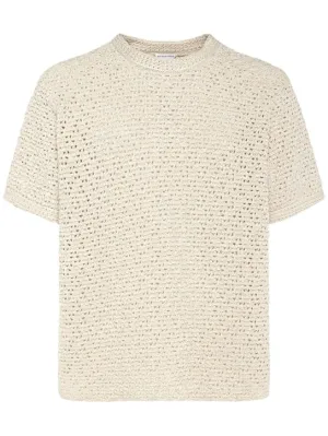 Bottega Veneta   Cotton crochet t-shirt 