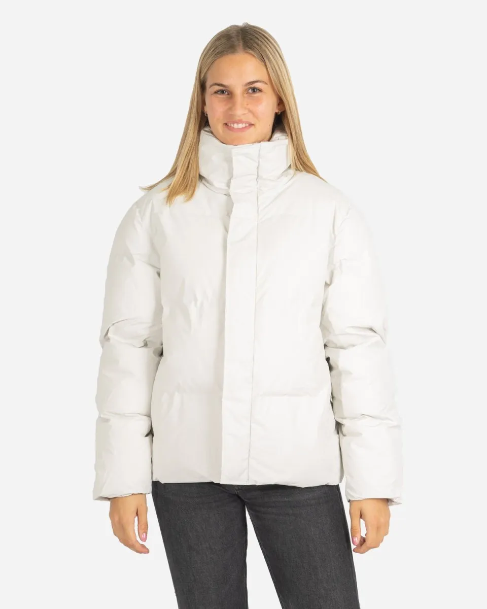 Boxy Puffer Jacket - Off White