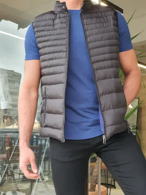 Buy Black Slim Fit Puffer Jacket by GentWith | Free Worldwide Shipping