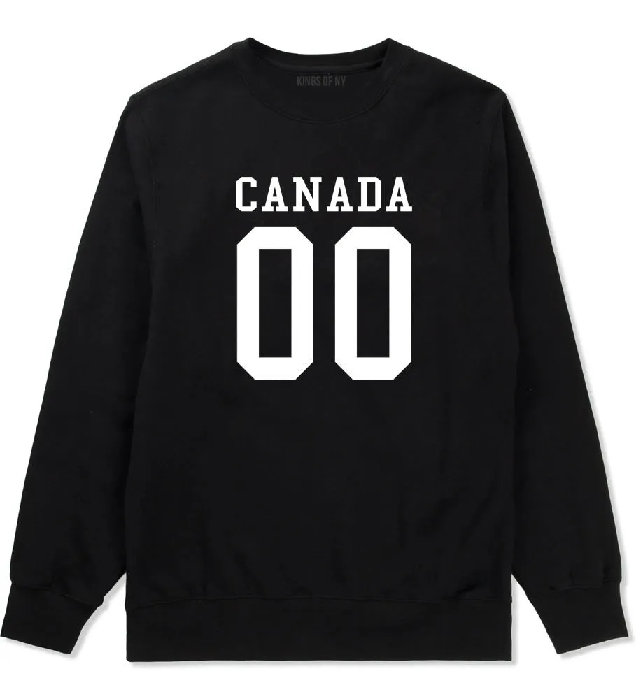 Canada Team 00 Jersey Crewneck Sweatshirt