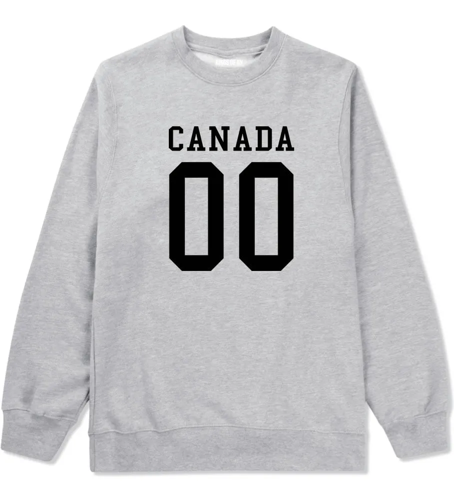 Canada Team 00 Jersey Crewneck Sweatshirt