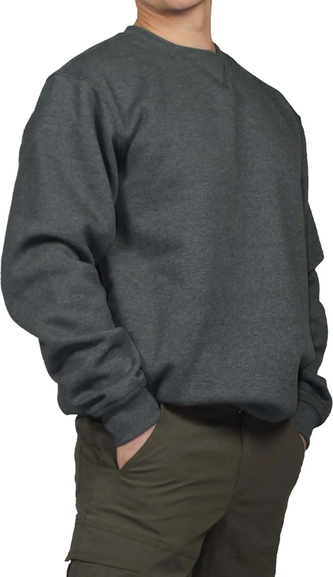 Carhartt Men&#x27;s Midweight Crewneck Sweatshirt Carbon Heather | Buy Carhartt Men&#x27;s Midweight Crewneck Sweatshirt Carbon Heather here | Outnorth