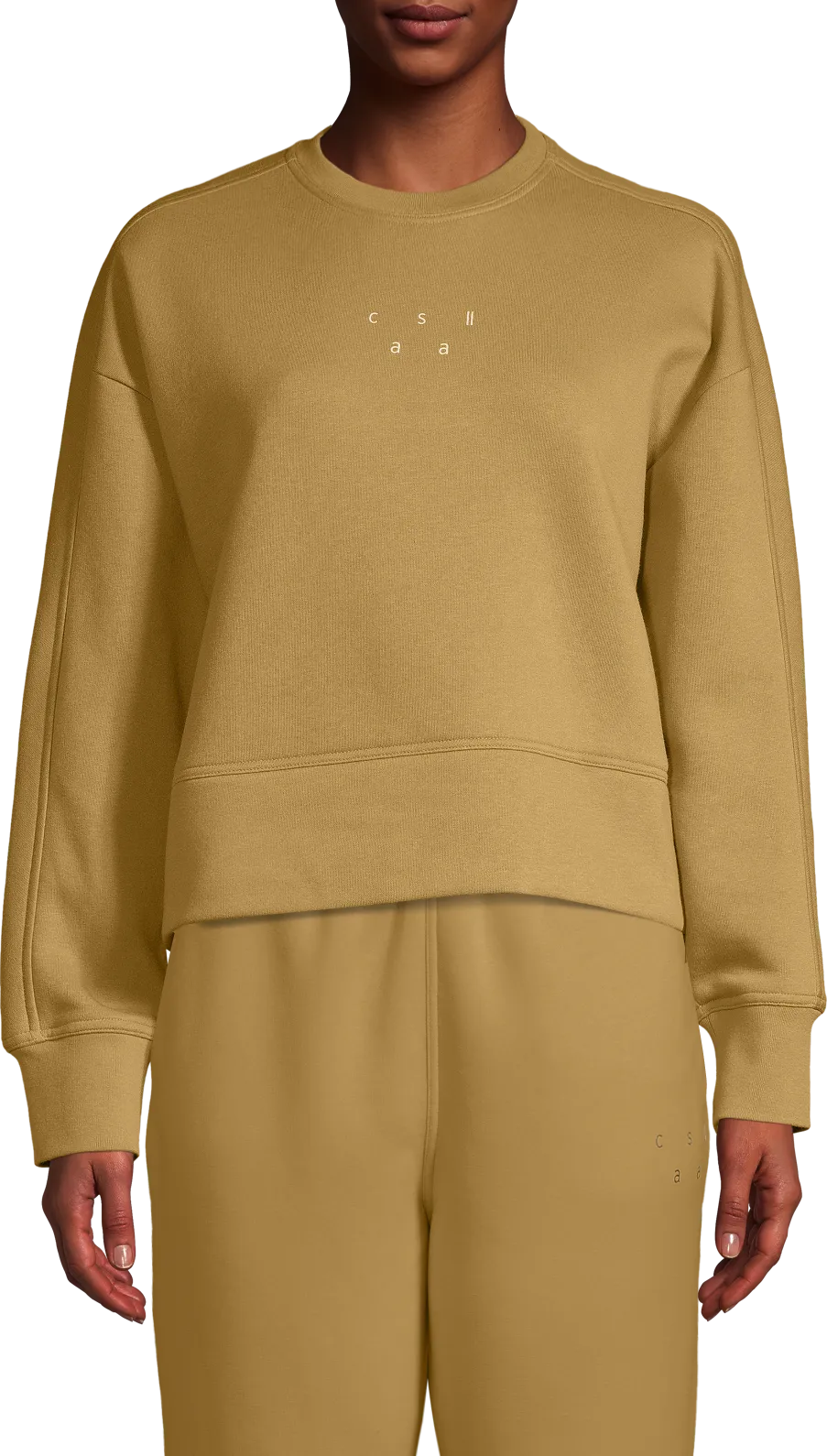 Casall Women&#x27;s Boxy Crew Neck Sweatshirt Fuse Green | Buy Casall Women&#x27;s Boxy Crew Neck Sweatshirt Fuse Green here | Outnorth