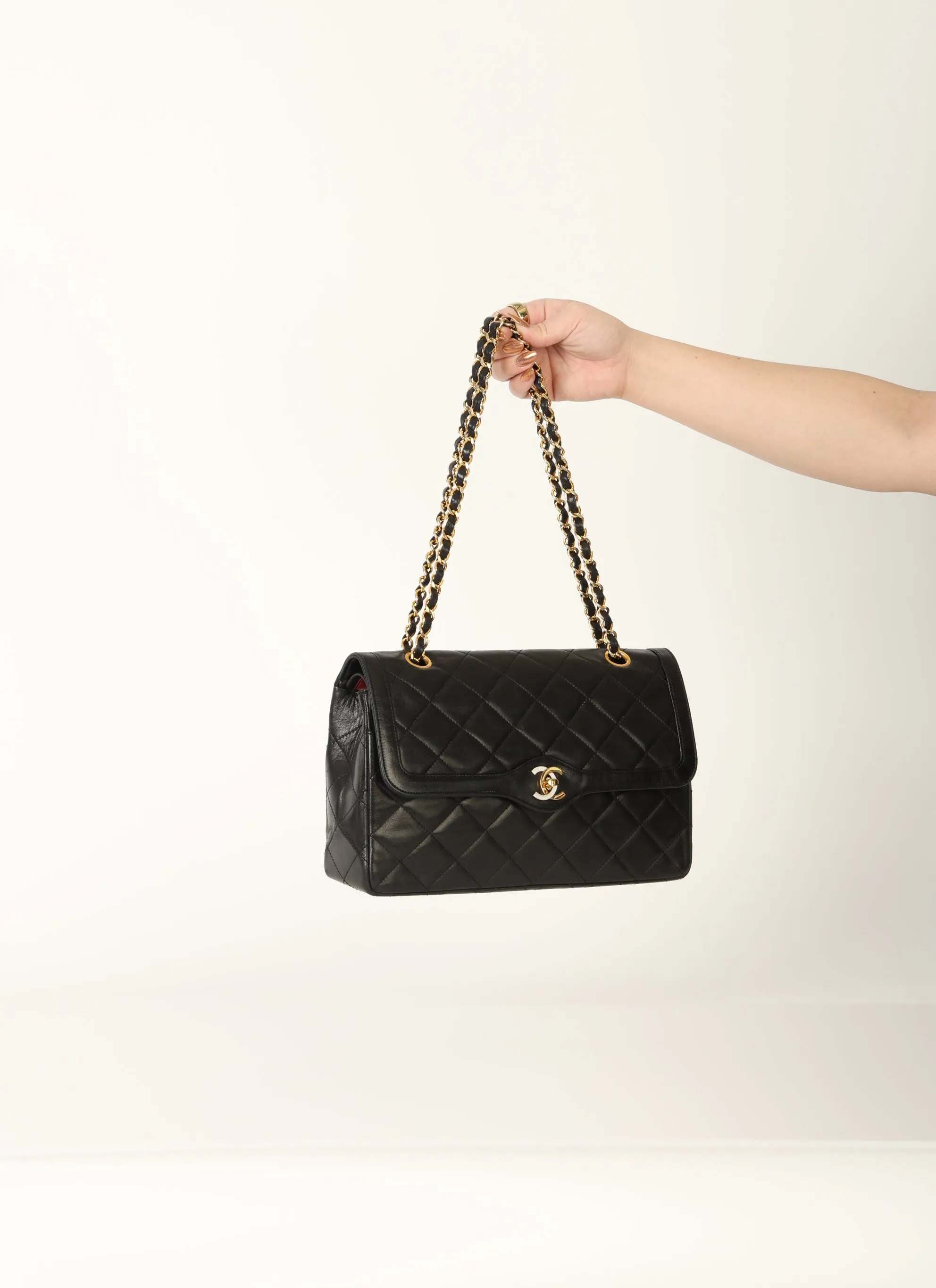 Chanel 1989 Lambskin Paris Double Flap