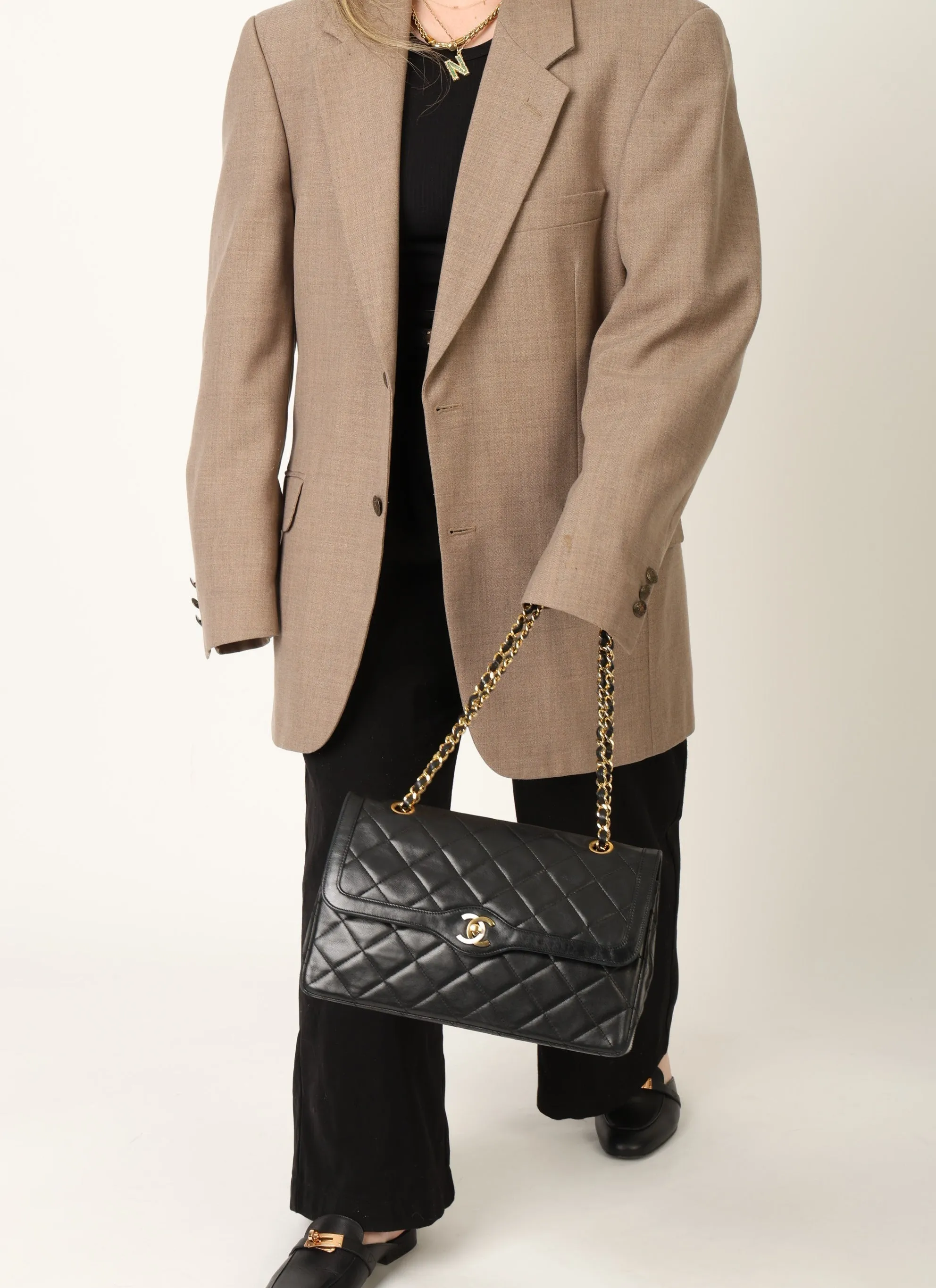 Chanel 1989 Lambskin Paris Double Flap