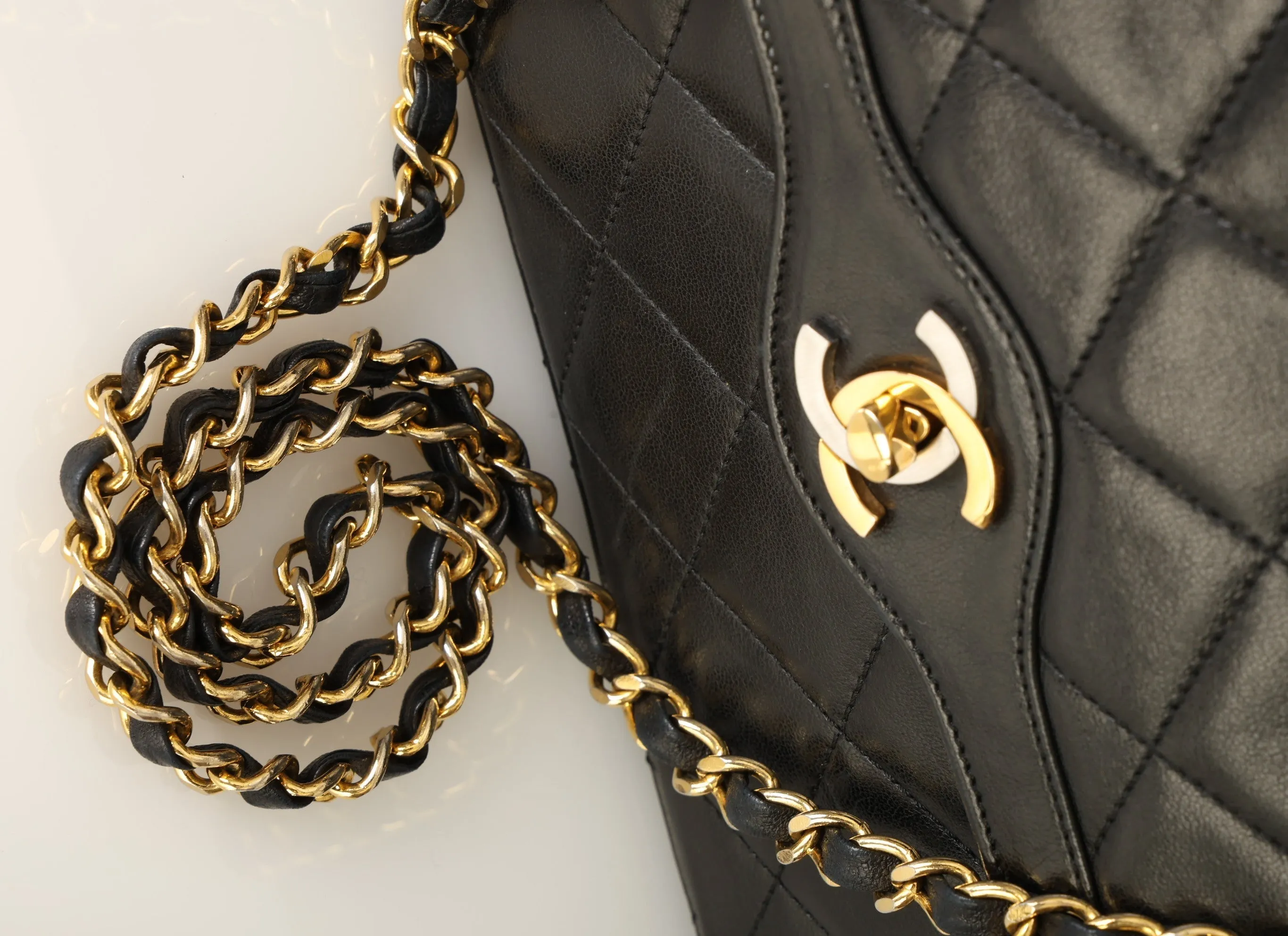 Chanel 1989 Lambskin Paris Double Flap