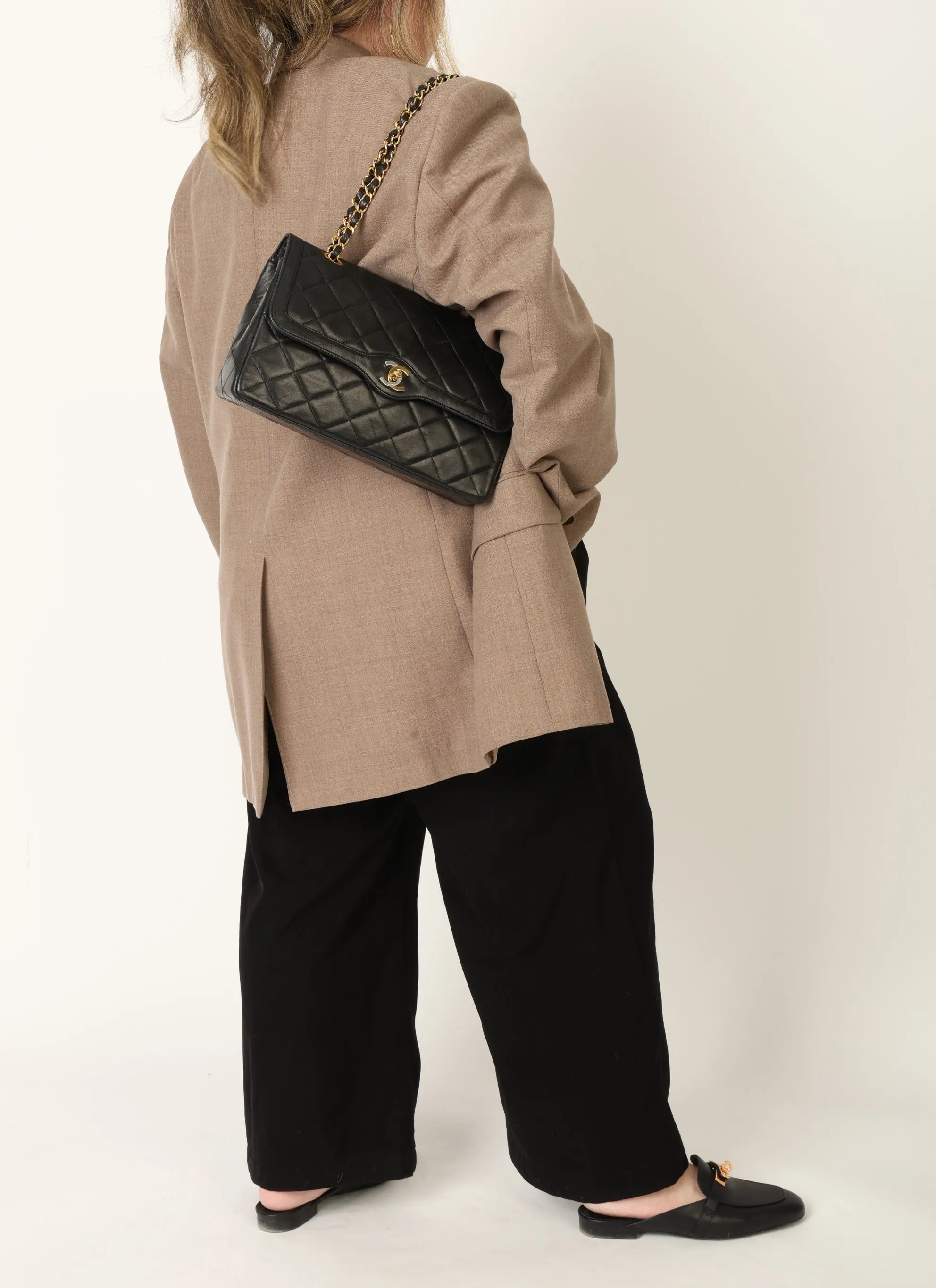 Chanel 1989 Lambskin Paris Double Flap