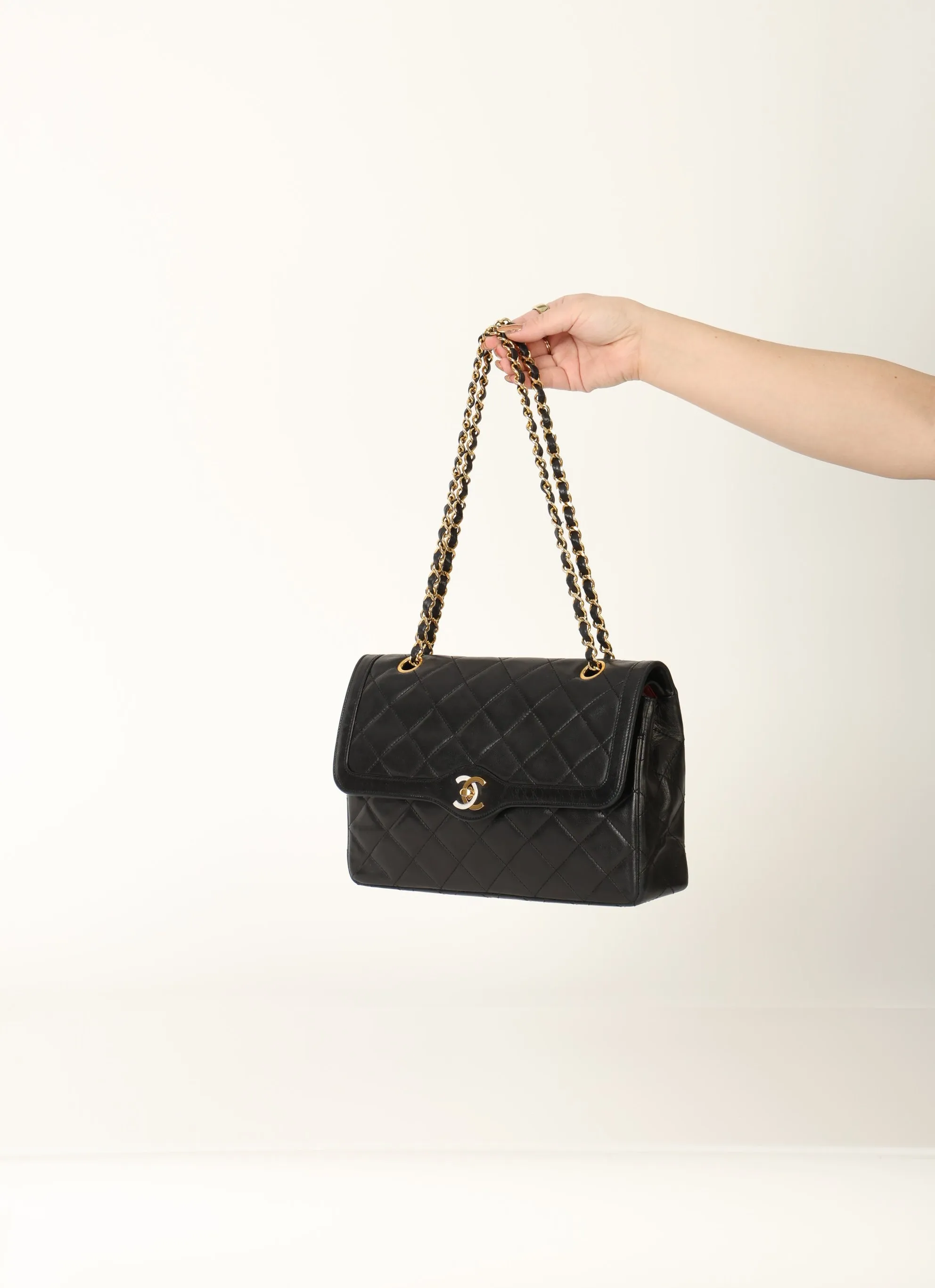 Chanel 1989 Lambskin Paris Double Flap
