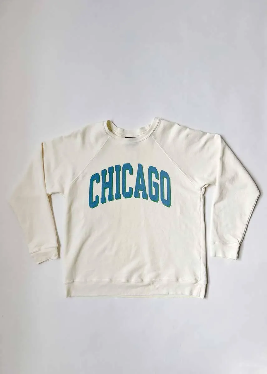 Chicago Classic Crew Sweatshirt – Blue & Green