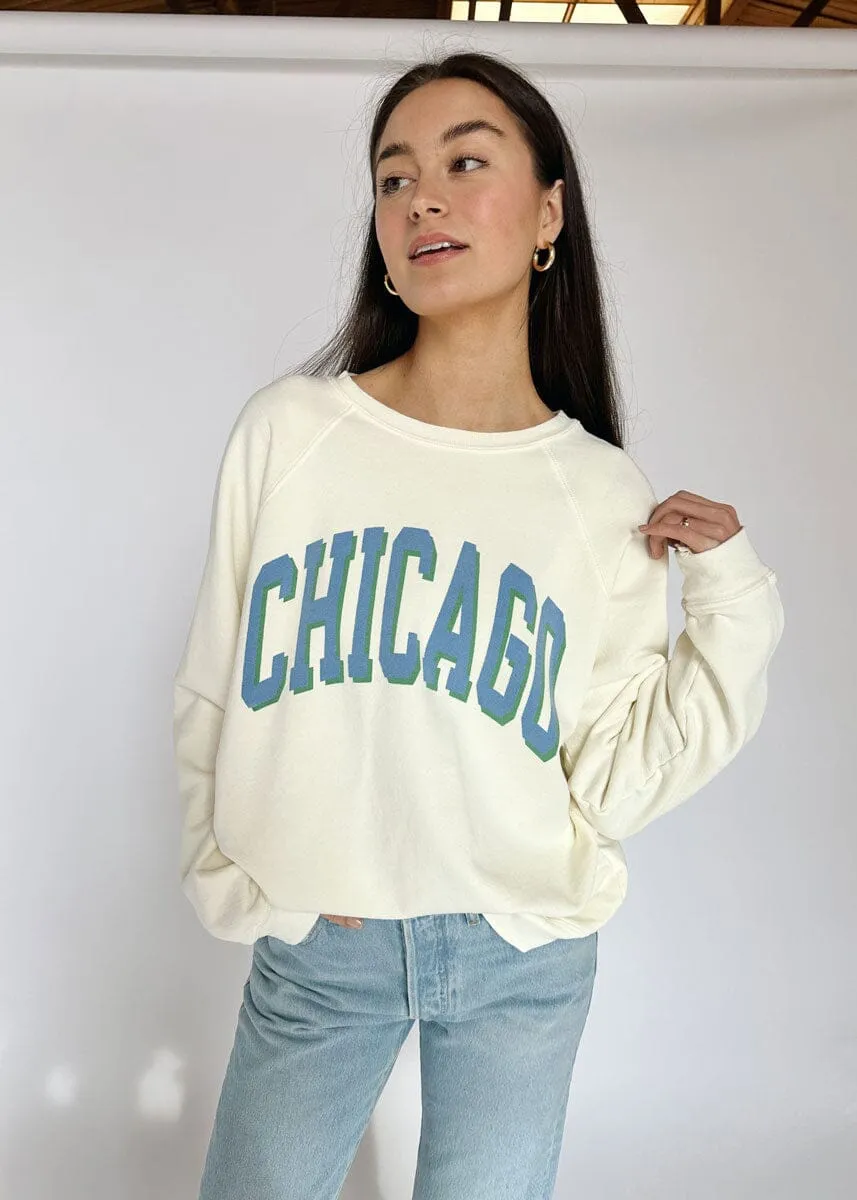 Chicago Classic Crew Sweatshirt – Blue & Green