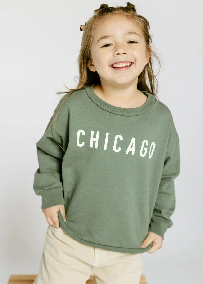 Chicago Crewneck - Pine