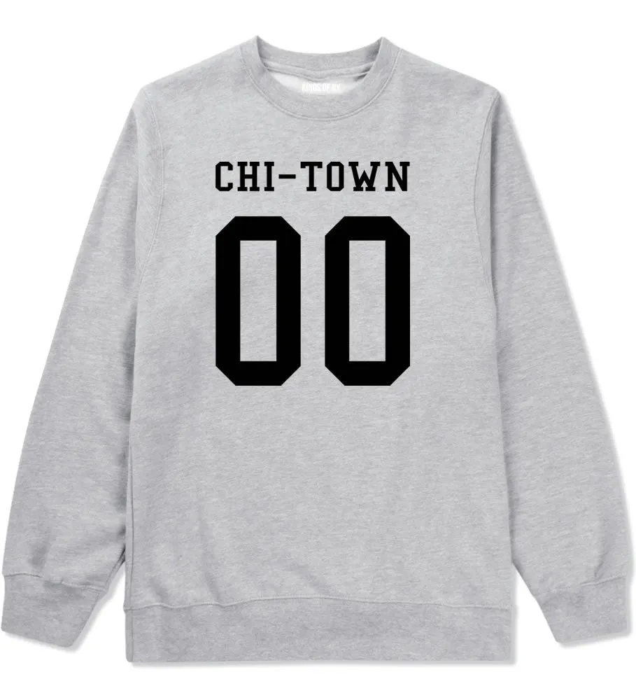 Chitown Team 00 Chicago Jersey Crewneck Sweatshirt