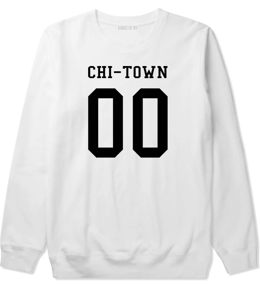Chitown Team 00 Chicago Jersey Crewneck Sweatshirt
