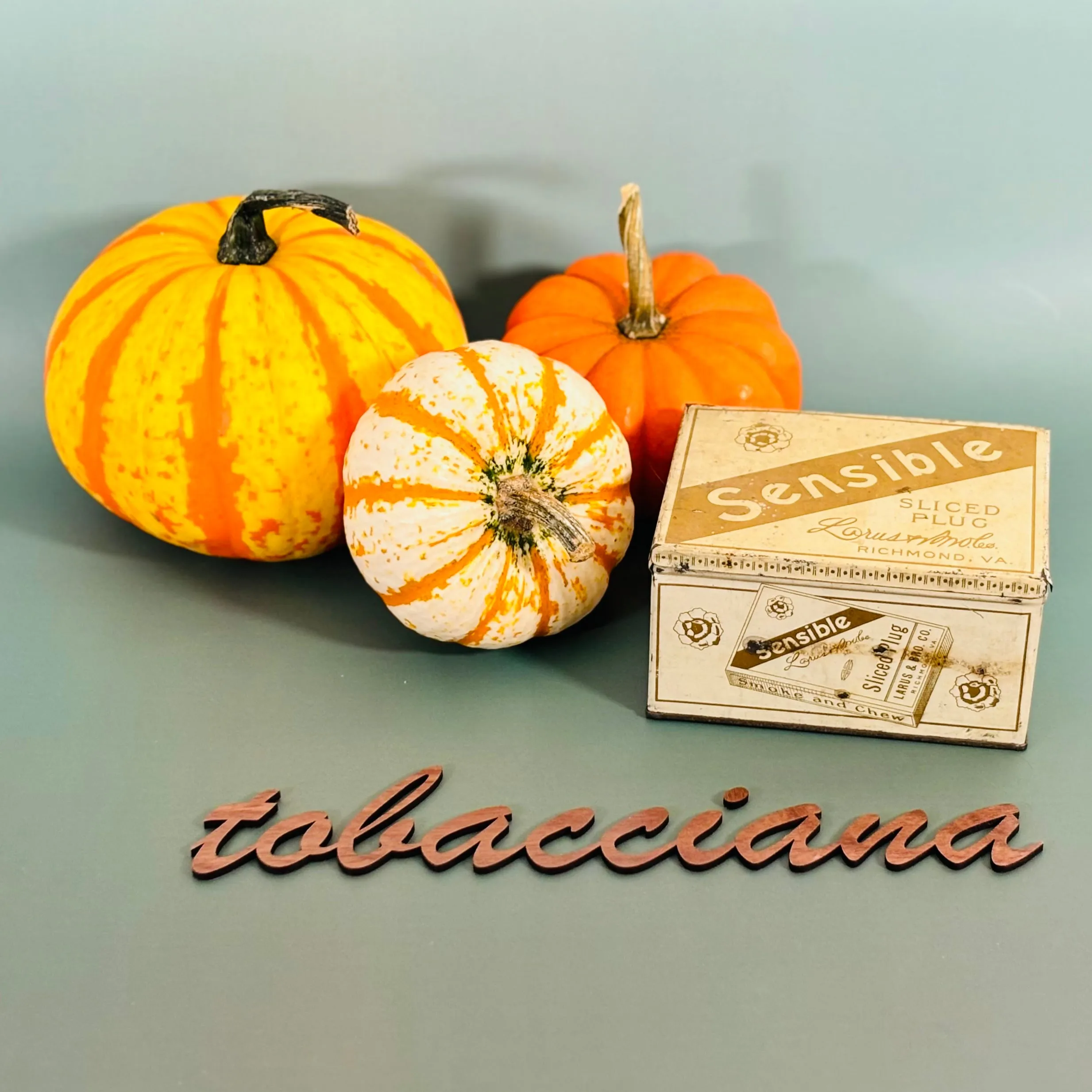 Circa Early 1900's Tobacciana -  Sensible Sliced Plug Tin - Larus and Bro. Co