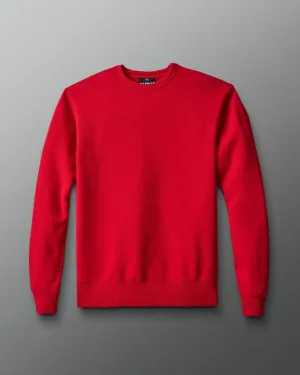 Comfort Fleece Crewneck - Red