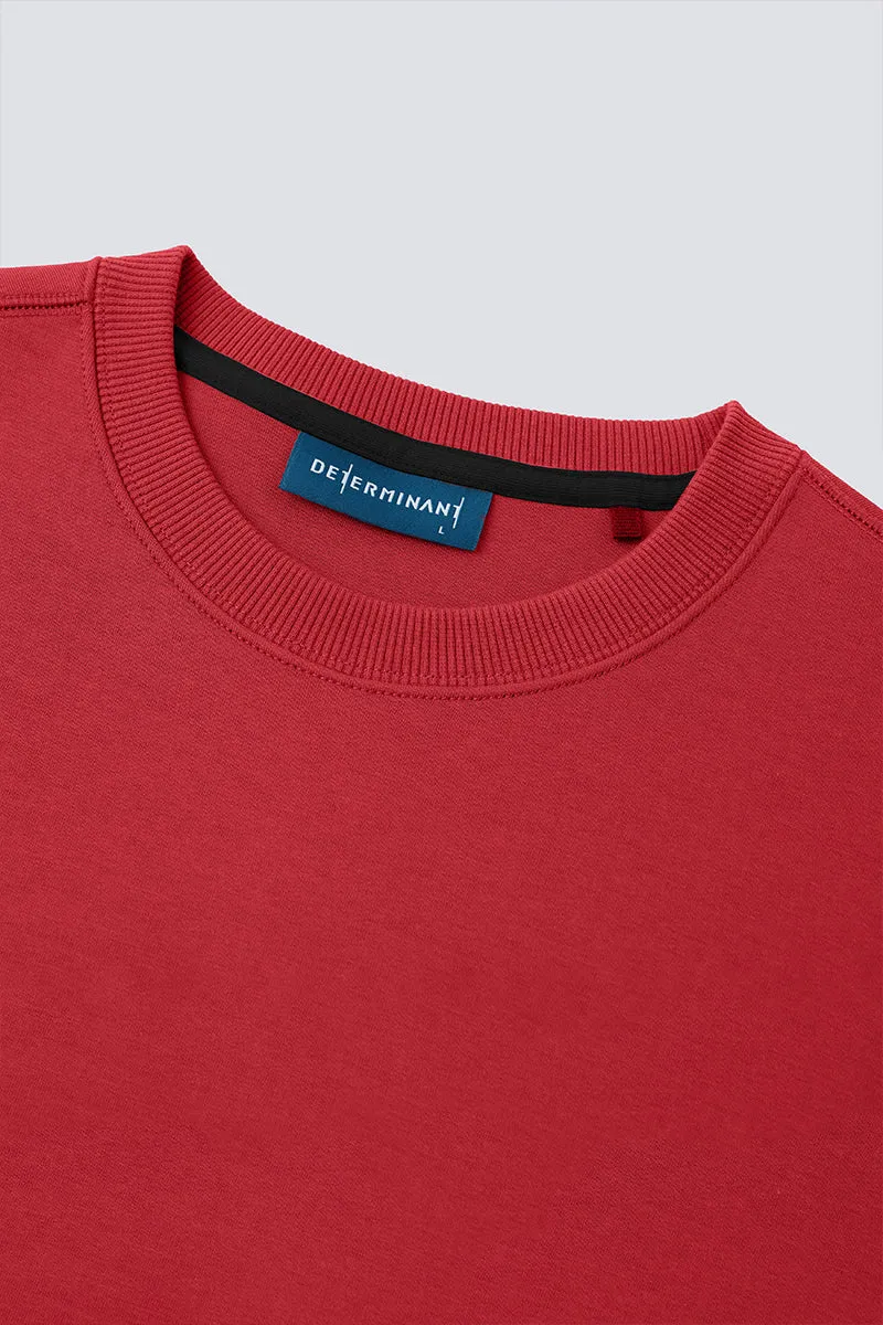 CottonSTRETCH Intechno Sweatshirt  | Burgundy RDE167