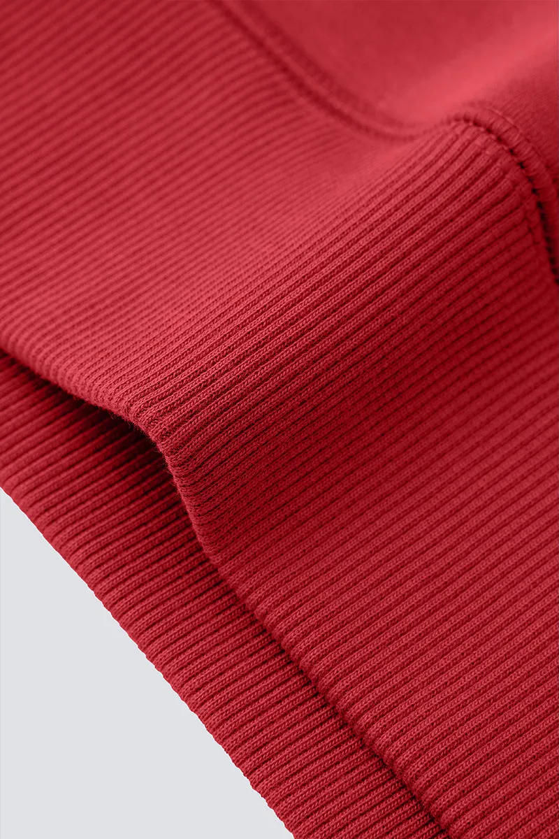 CottonSTRETCH Intechno Sweatshirt  | Burgundy RDE167