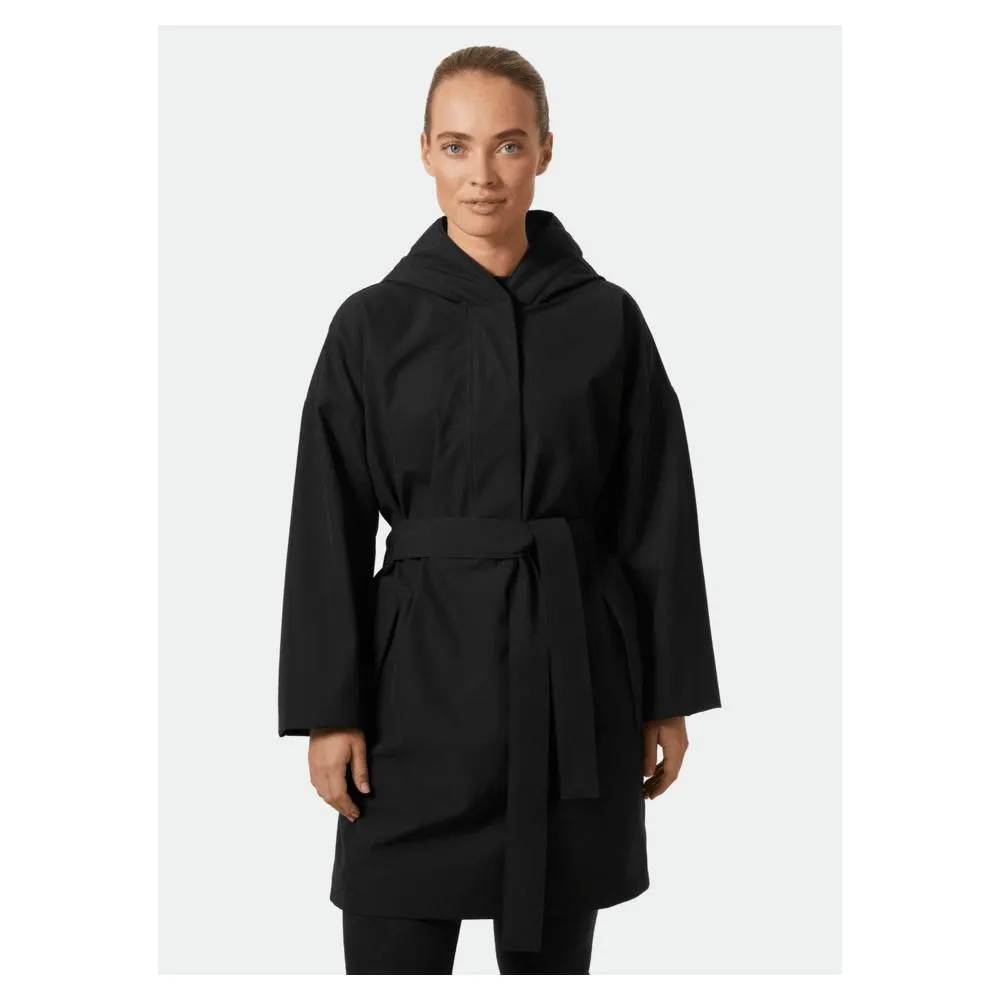 Coupe-vents W Lilja Belted Poncho - Noir - Femme