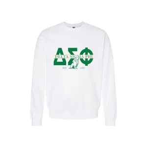Delta Sig Golden Letters Crewneck