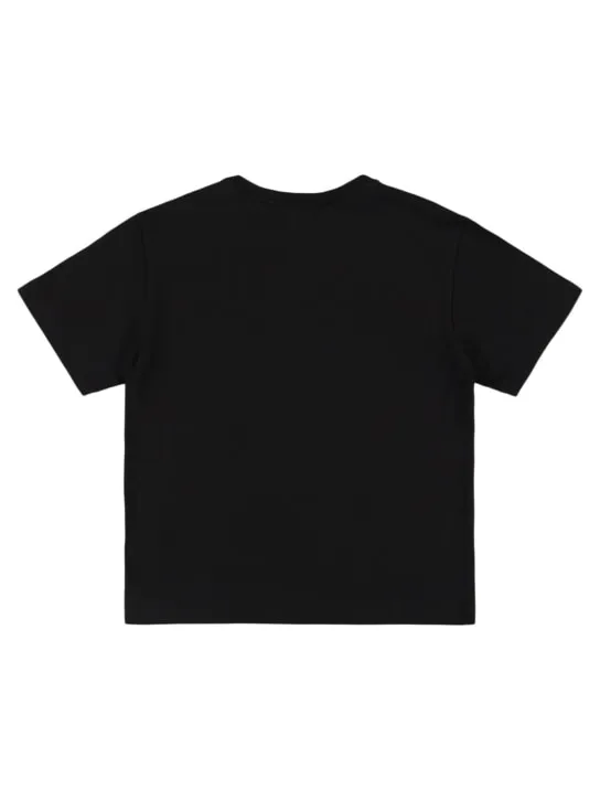 Dolce&amp;Gabbana   Logo cotton blend jersey t-shirt 