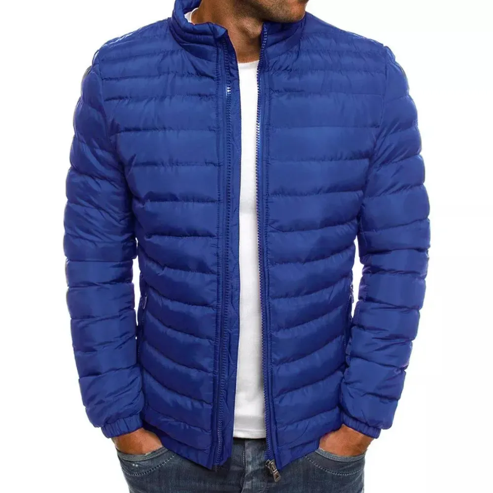Dominick | Heren Warm Puffer Jasje | Rits Omhoog