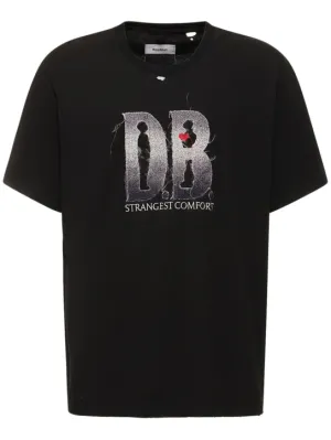 Doublet   DB logo cotton t-shirt 