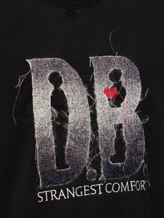 Doublet   DB logo cotton t-shirt 