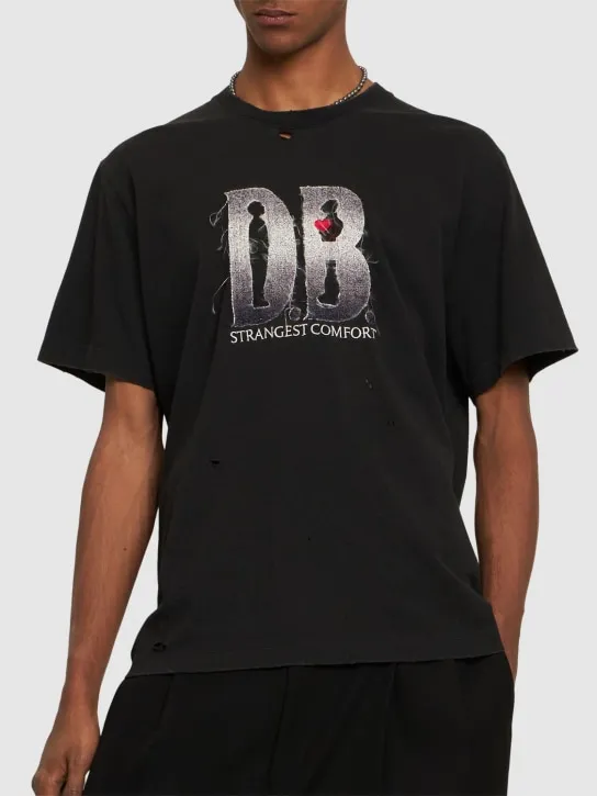 Doublet   DB logo cotton t-shirt 