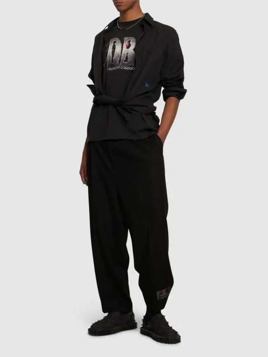 Doublet   DB logo cotton t-shirt 
