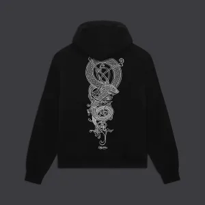 Dragon Knot Hoodie Black