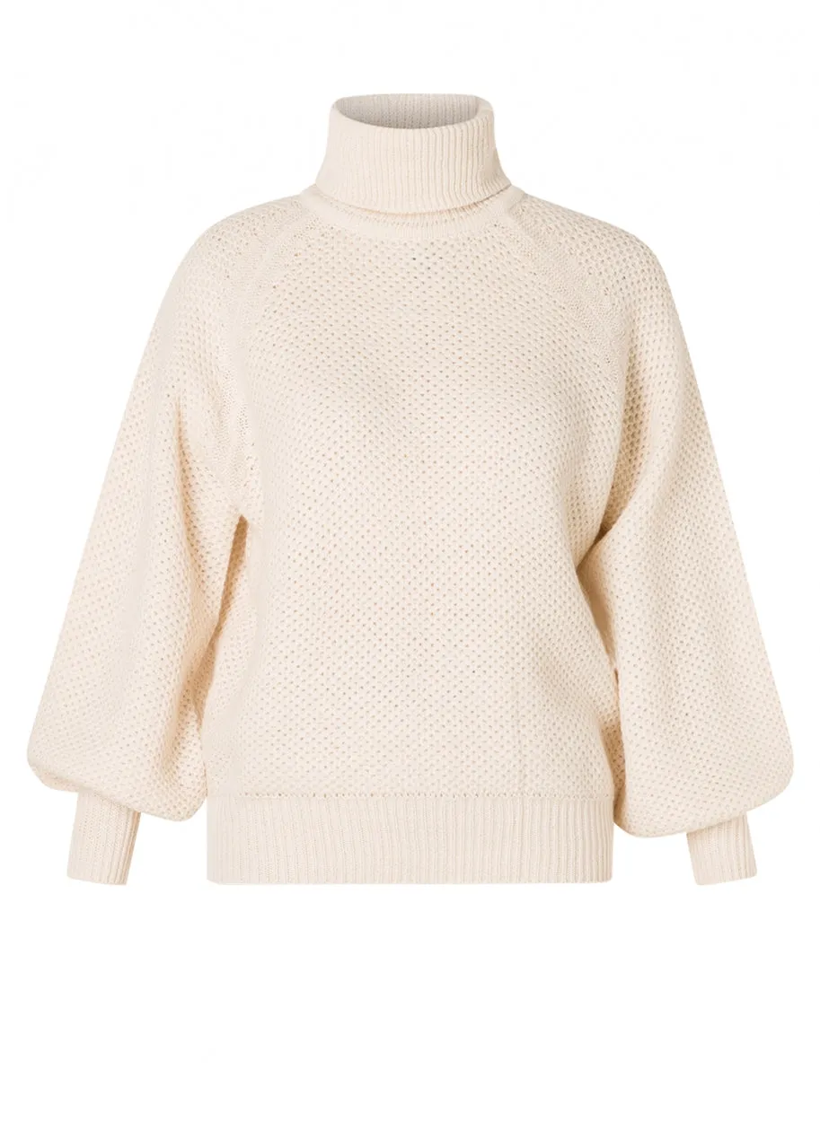 Ewa Sandy White knitted jumper