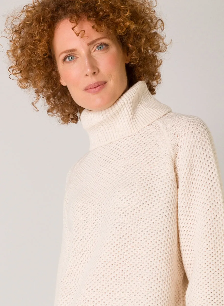 Ewa Sandy White knitted jumper