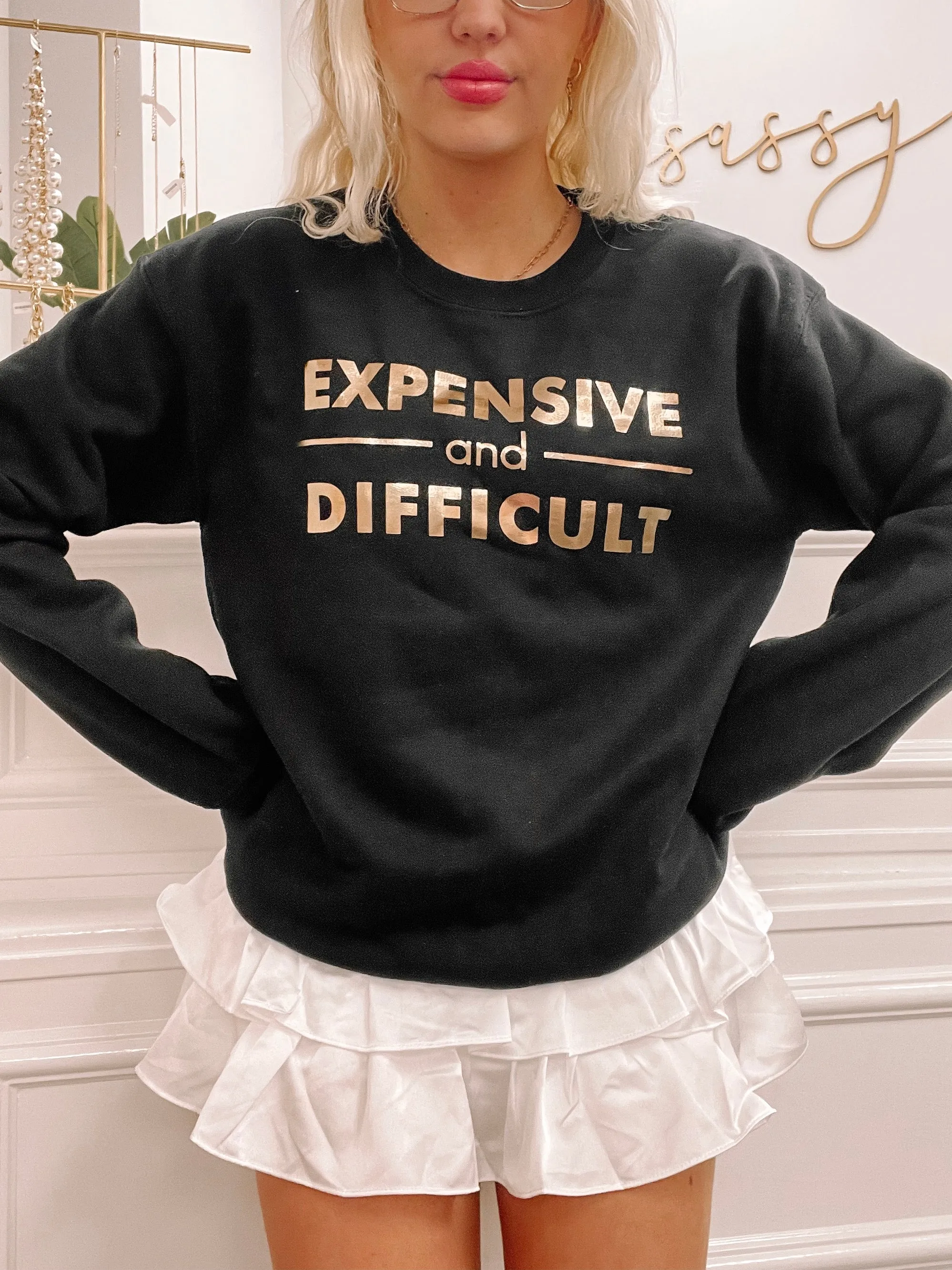 Expensive and Difficult Crewneck