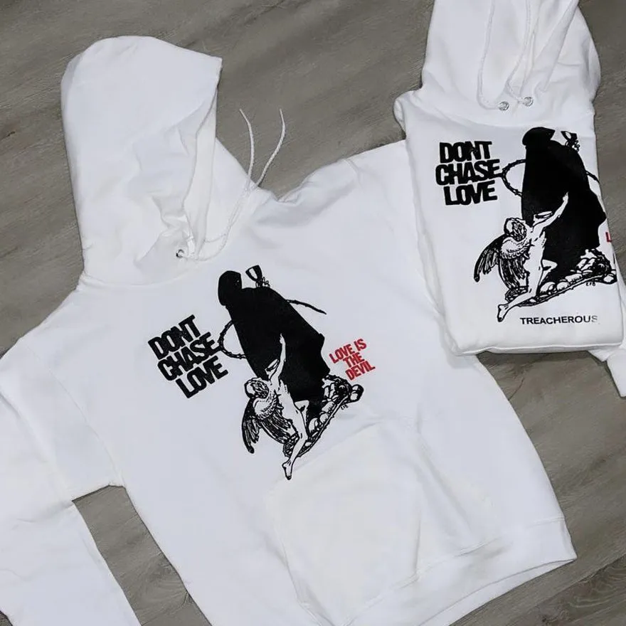 Fashionable long-sleeved printed hoodie for men and women