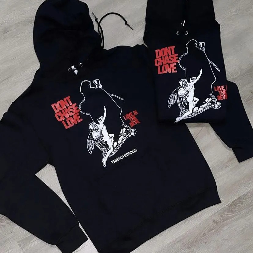 Fashionable long-sleeved printed hoodie for men and women