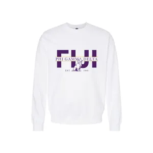 FIJI Golden Letters Crewneck