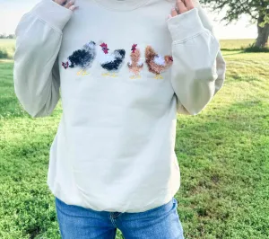 Fluffy Chicken Crewneck