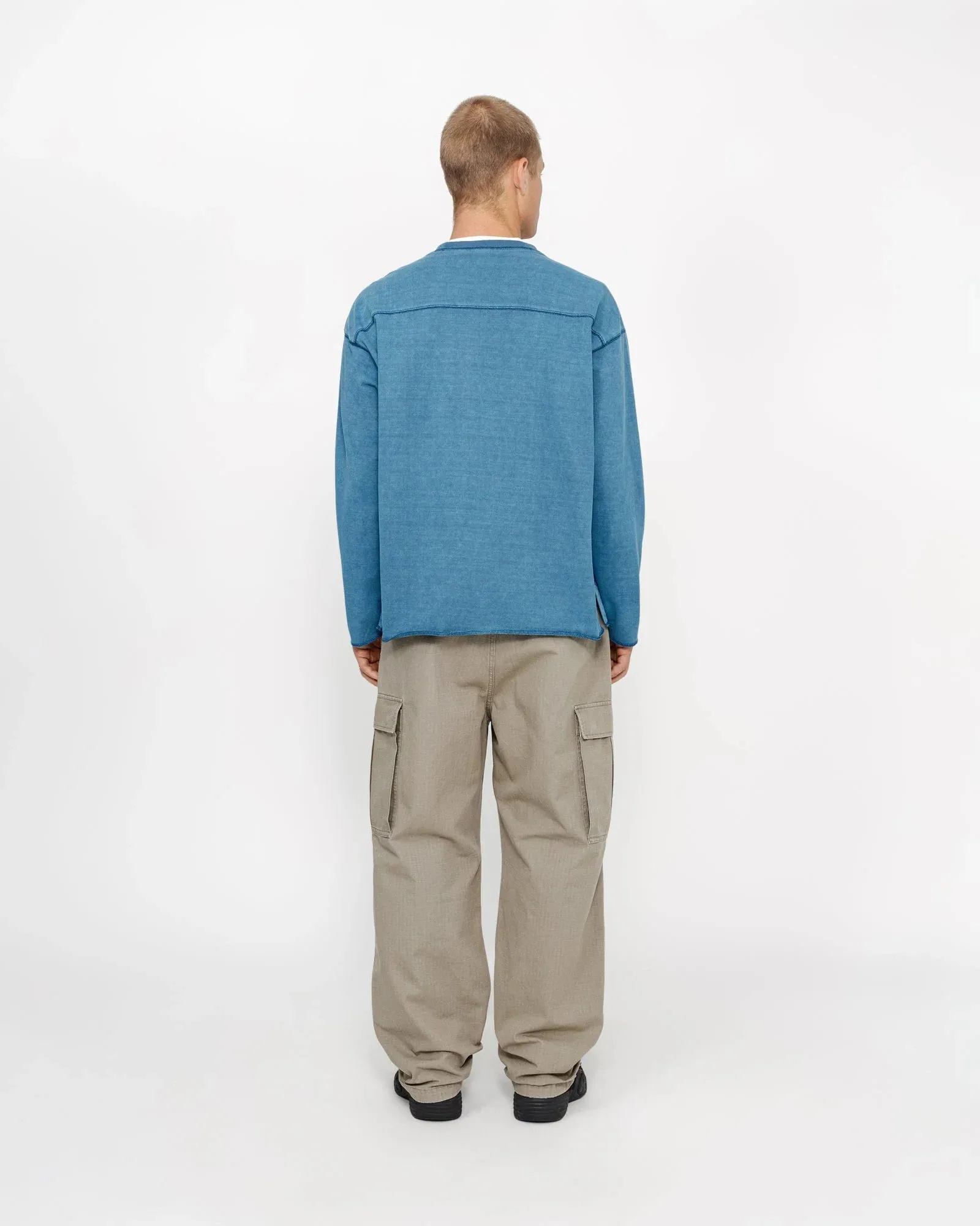 Football Crew Pigment Dyed Cotton