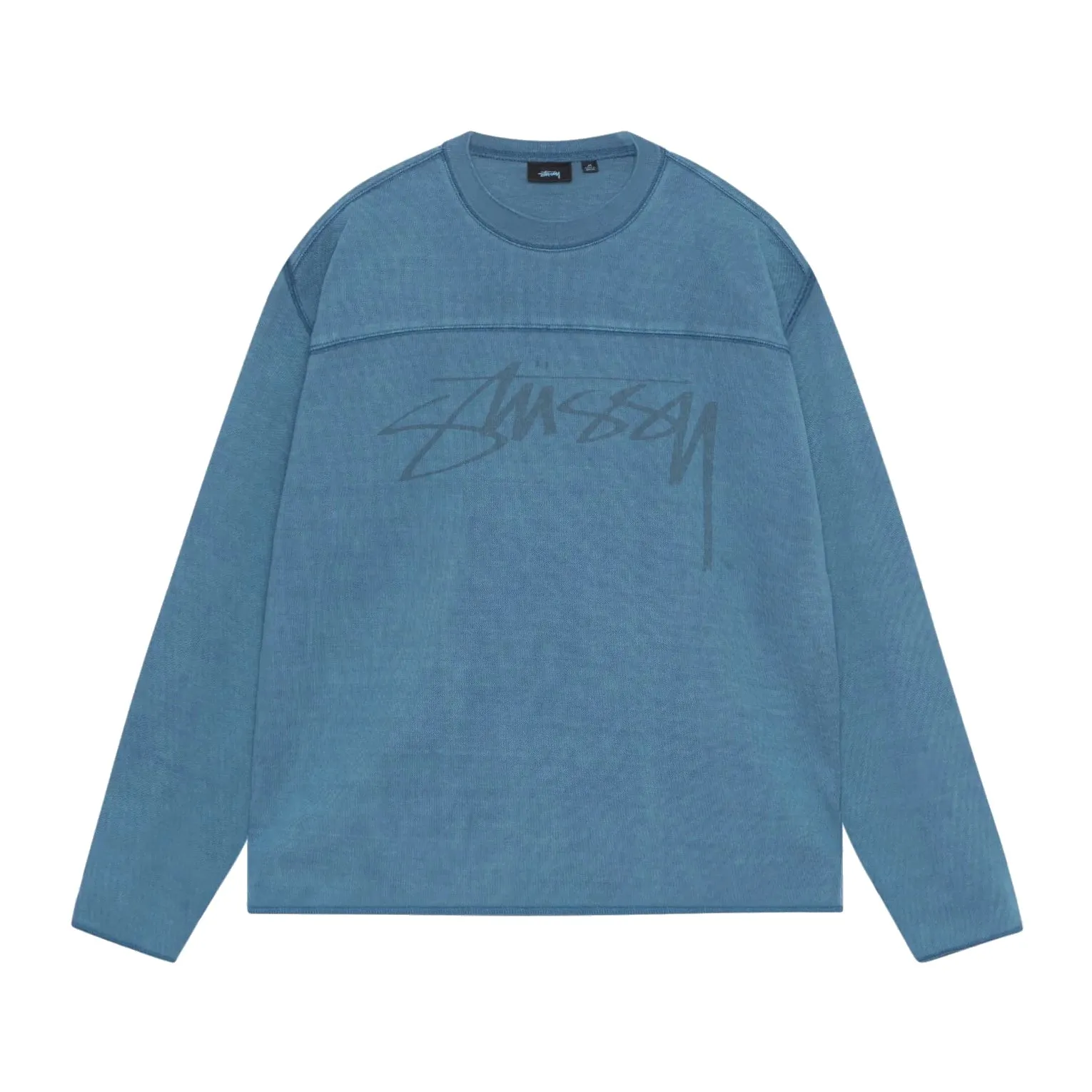 Football Crew Pigment Dyed Cotton