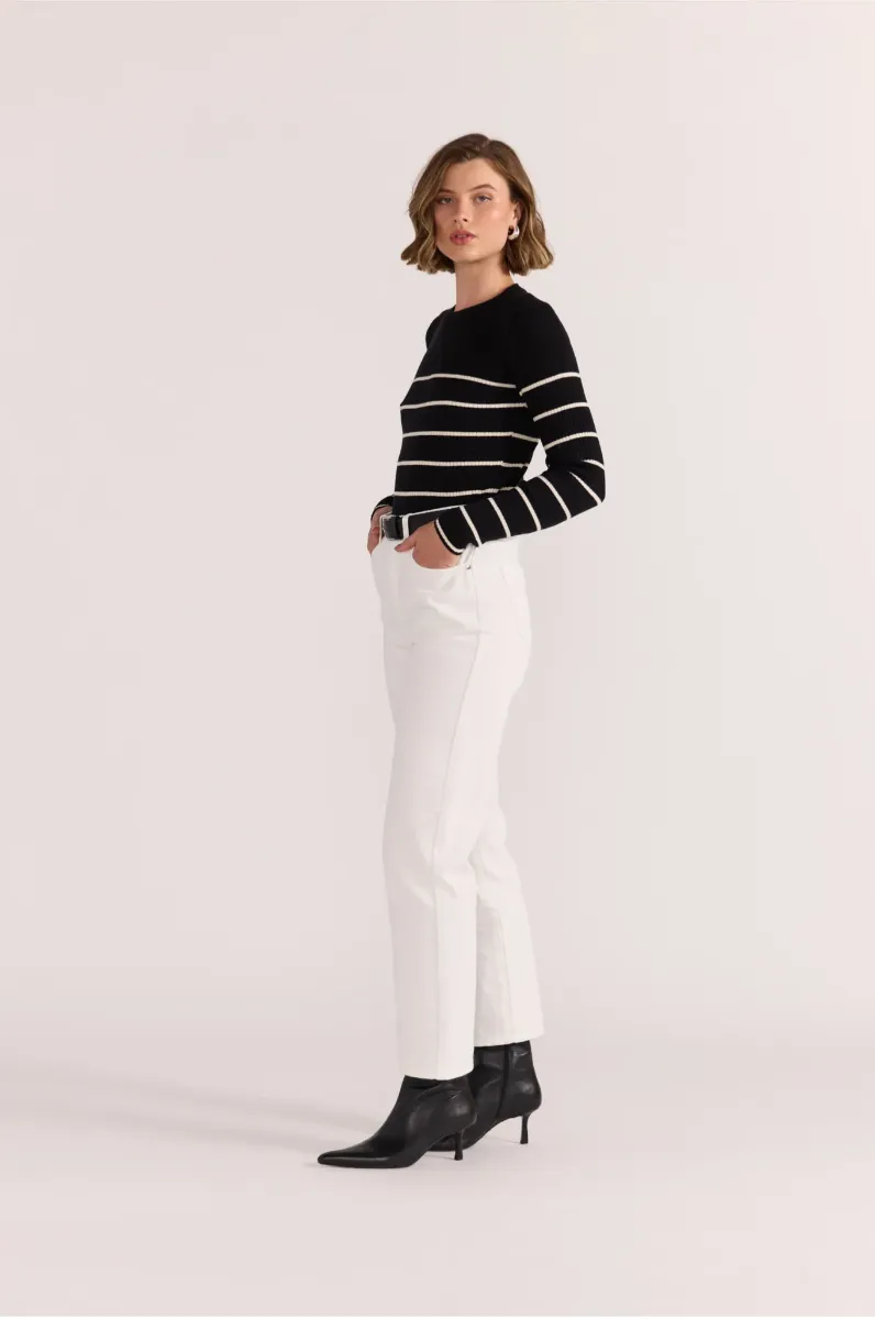 Freya Stripe Knit Top