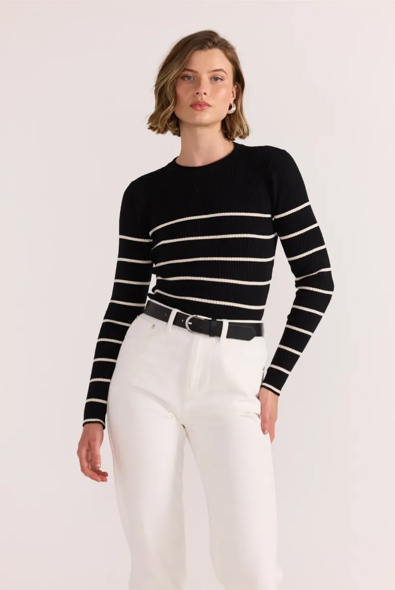 Freya Stripe Knit Top