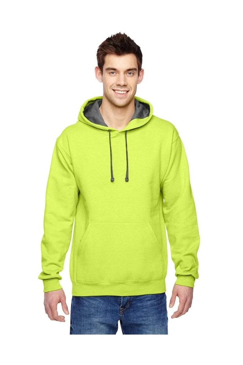Fruit of the Loom SF76R: Adult 7.2 oz. SofSpun(r) Hooded Sweatshirt, Basic Colors