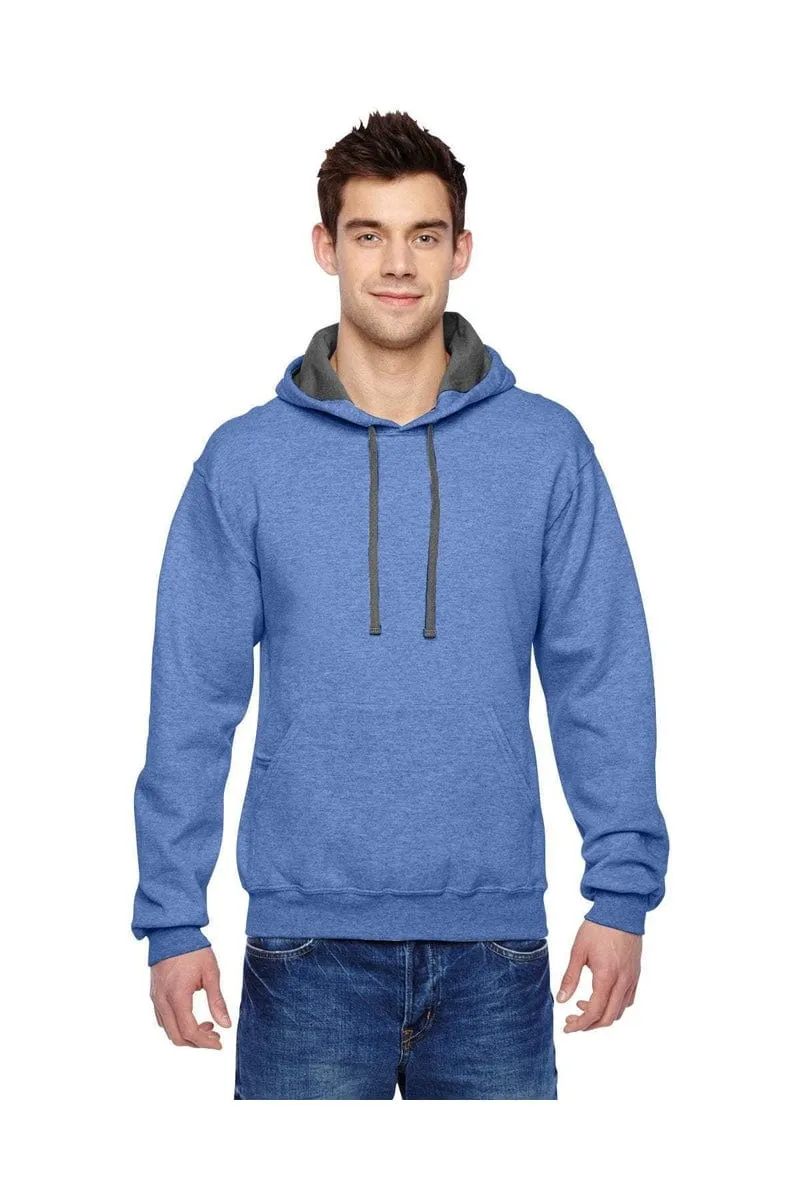 Fruit of the Loom SF76R: Adult 7.2 oz. SofSpun(r) Hooded Sweatshirt, Basic Colors