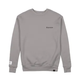 GO BIG Ultra Premium Crewneck Sweater [STONE] GO BIG DROP
