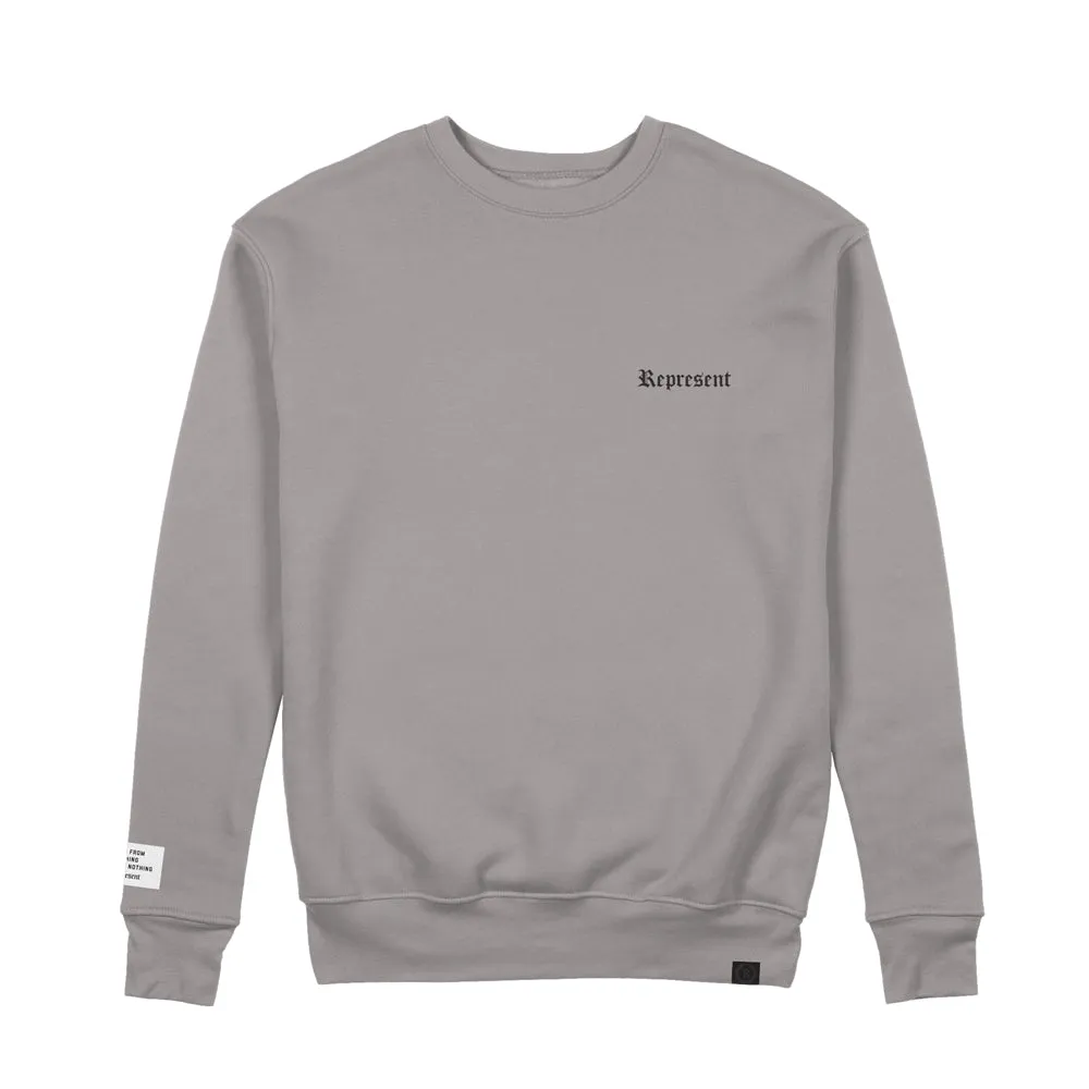GO BIG Ultra Premium Crewneck Sweater [STONE] GO BIG DROP
