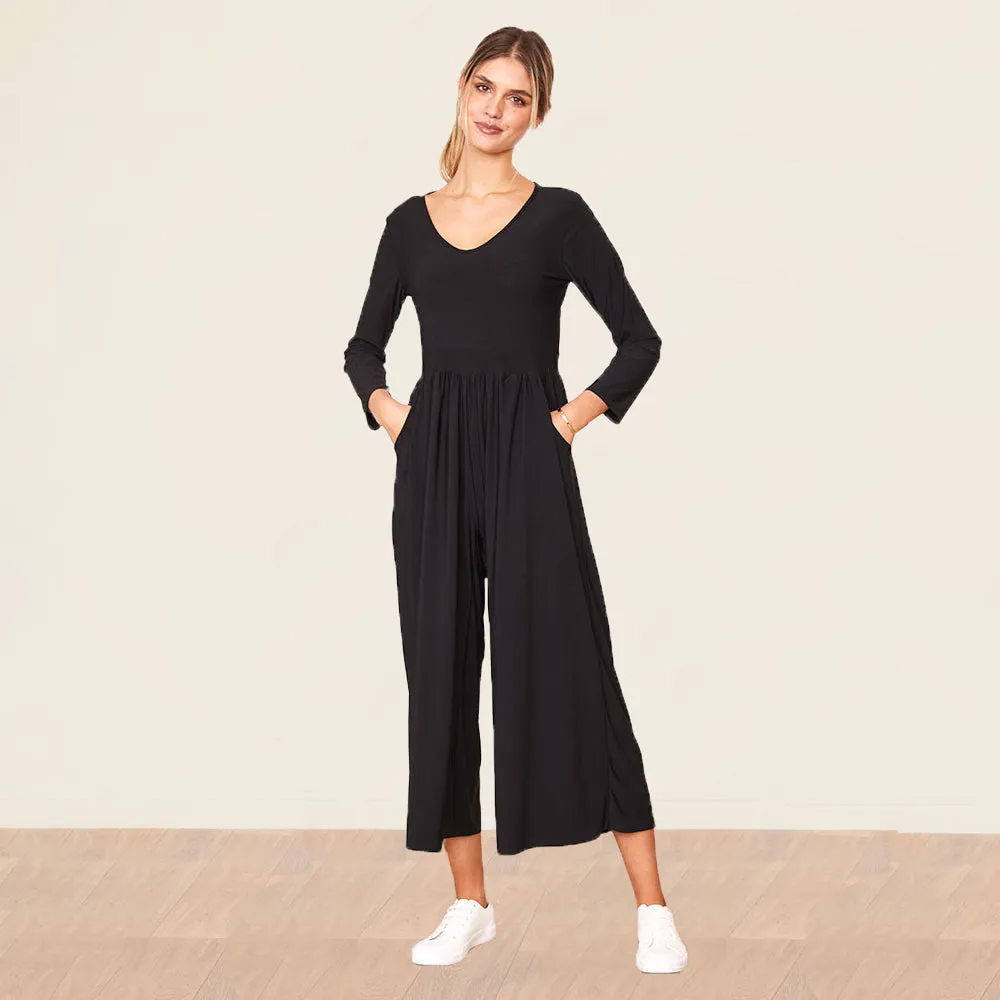 Hallie Jumpsuit (Black)