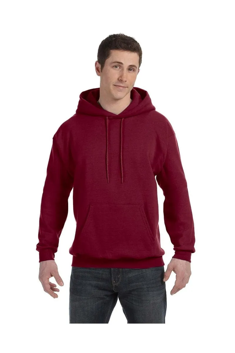 Hanes P170: Adult 7.8 oz. EcoSmart(r) 50/50 Pullover Hood, Basic Colors