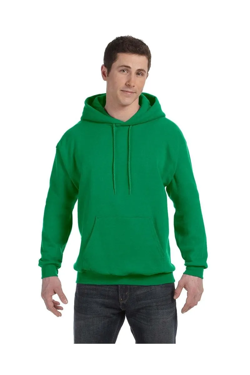 Hanes P170: Adult 7.8 oz. EcoSmart(r) 50/50 Pullover Hood, Basic Colors