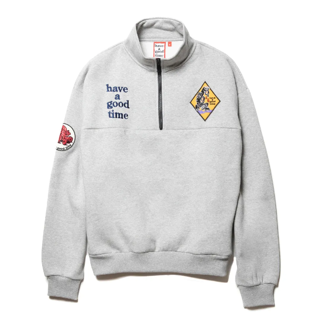Horfee Patch Half-Zip Sweatshirt