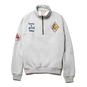 Horfee Patch Half-Zip Sweatshirt